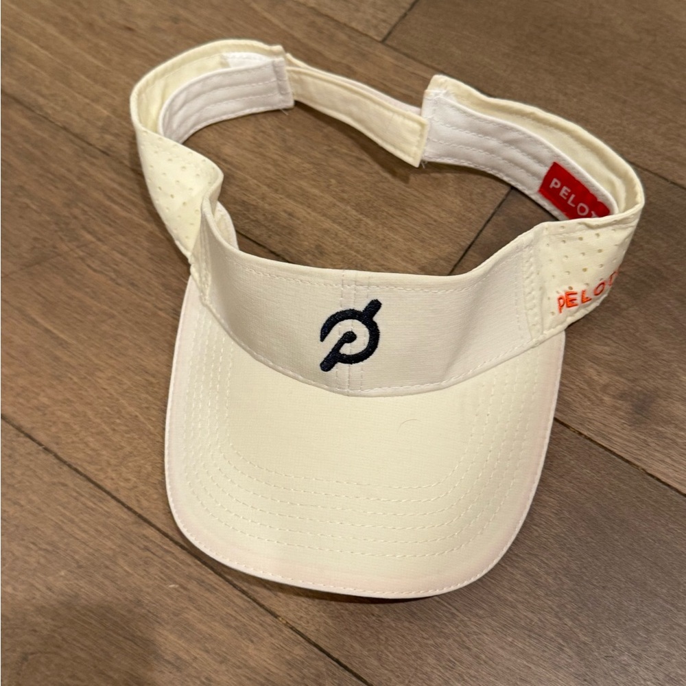 Peloton Cream Visor Hat Unisex